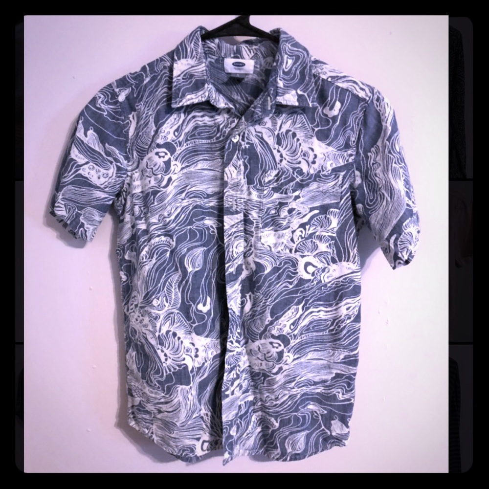 Kids — Button up shirt with design